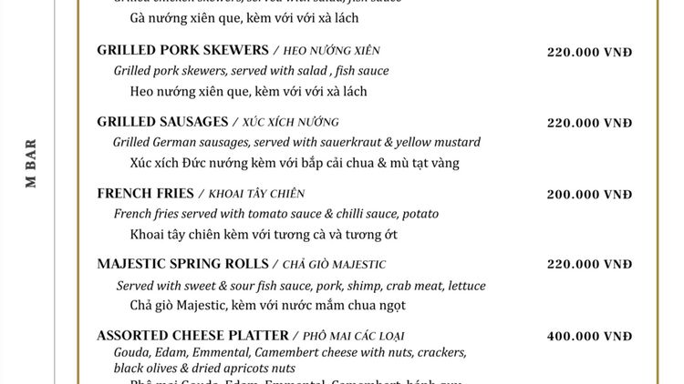M Bar - Hotel Majestic Saigon · 호치민 · 라운지 25